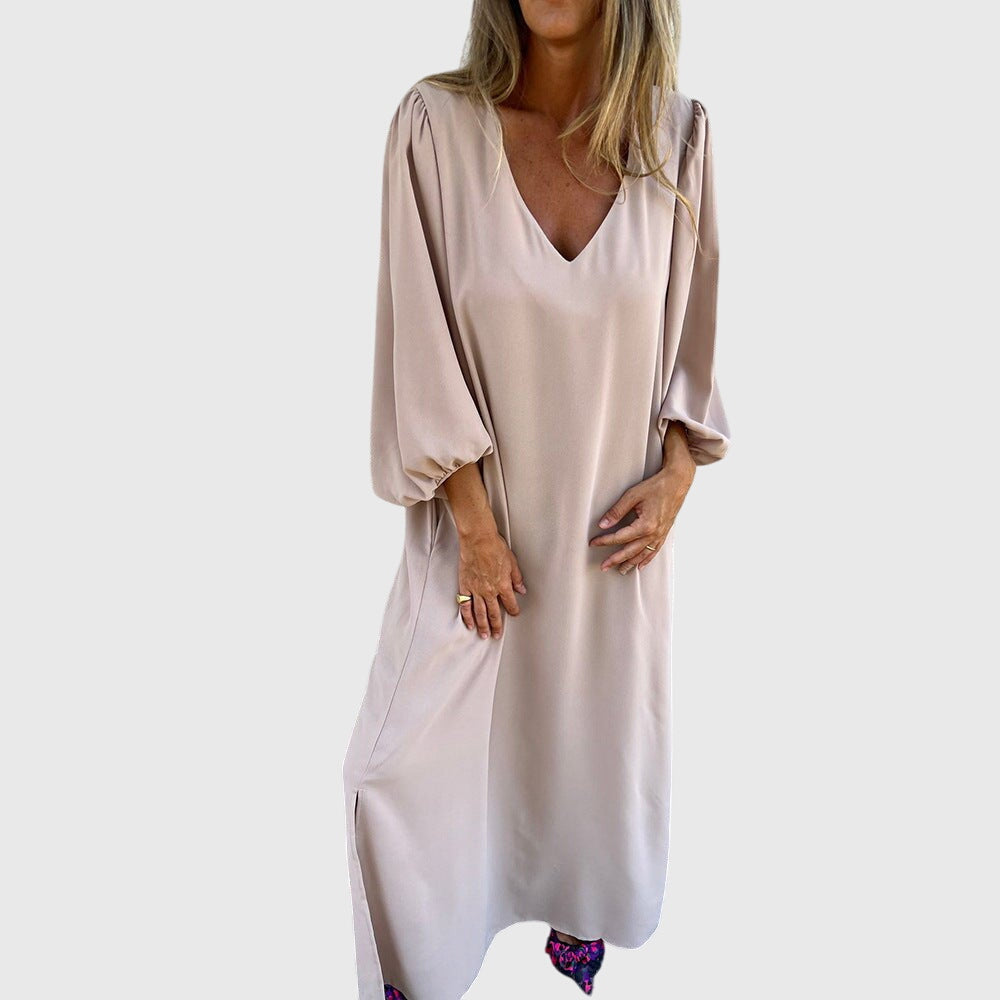 Talia | Long Boho Dress with Pockets
