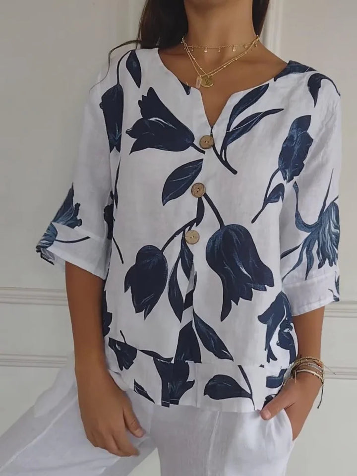 Talia | Printed Spring Tunic