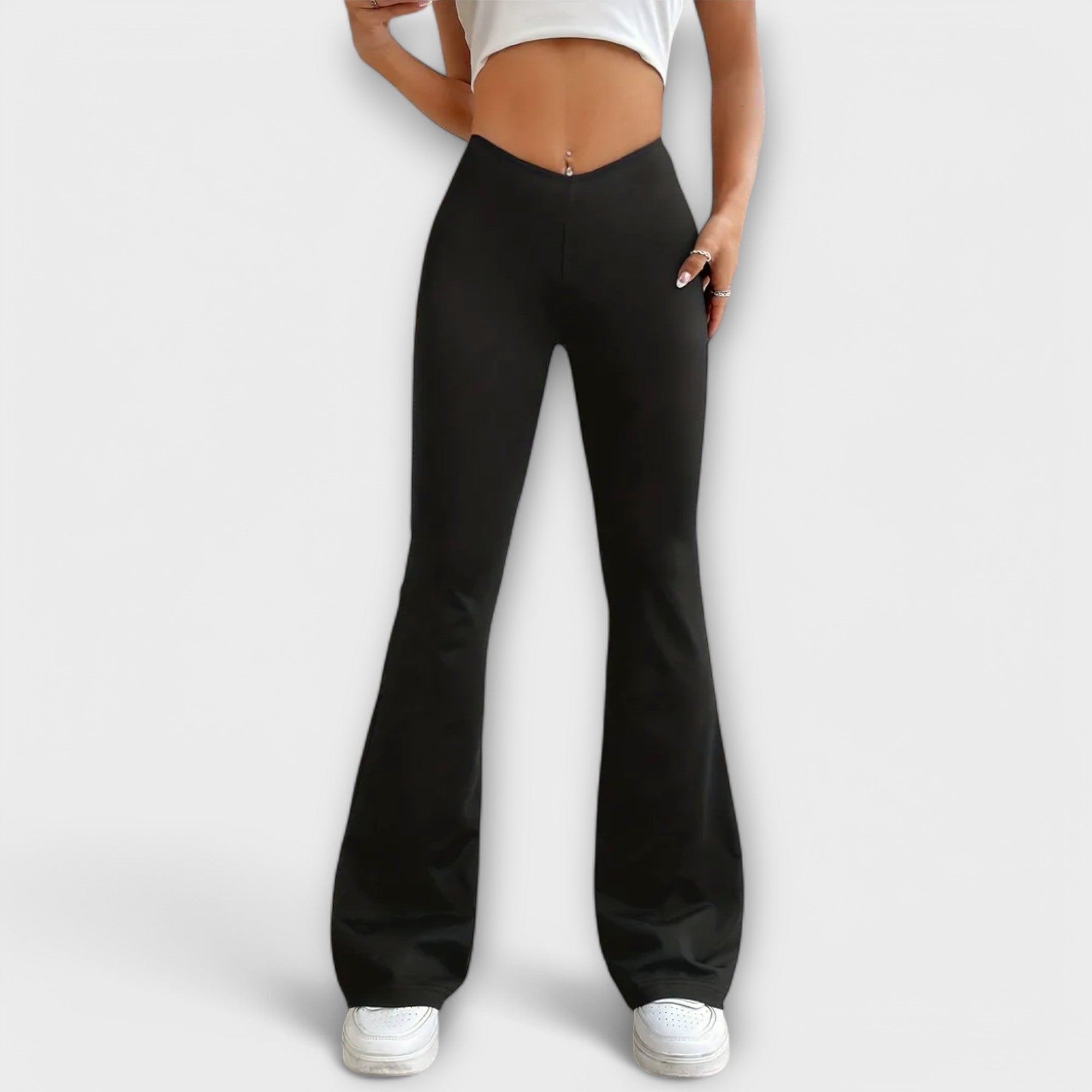 Talia | Relaxed Pants with Flared Leg