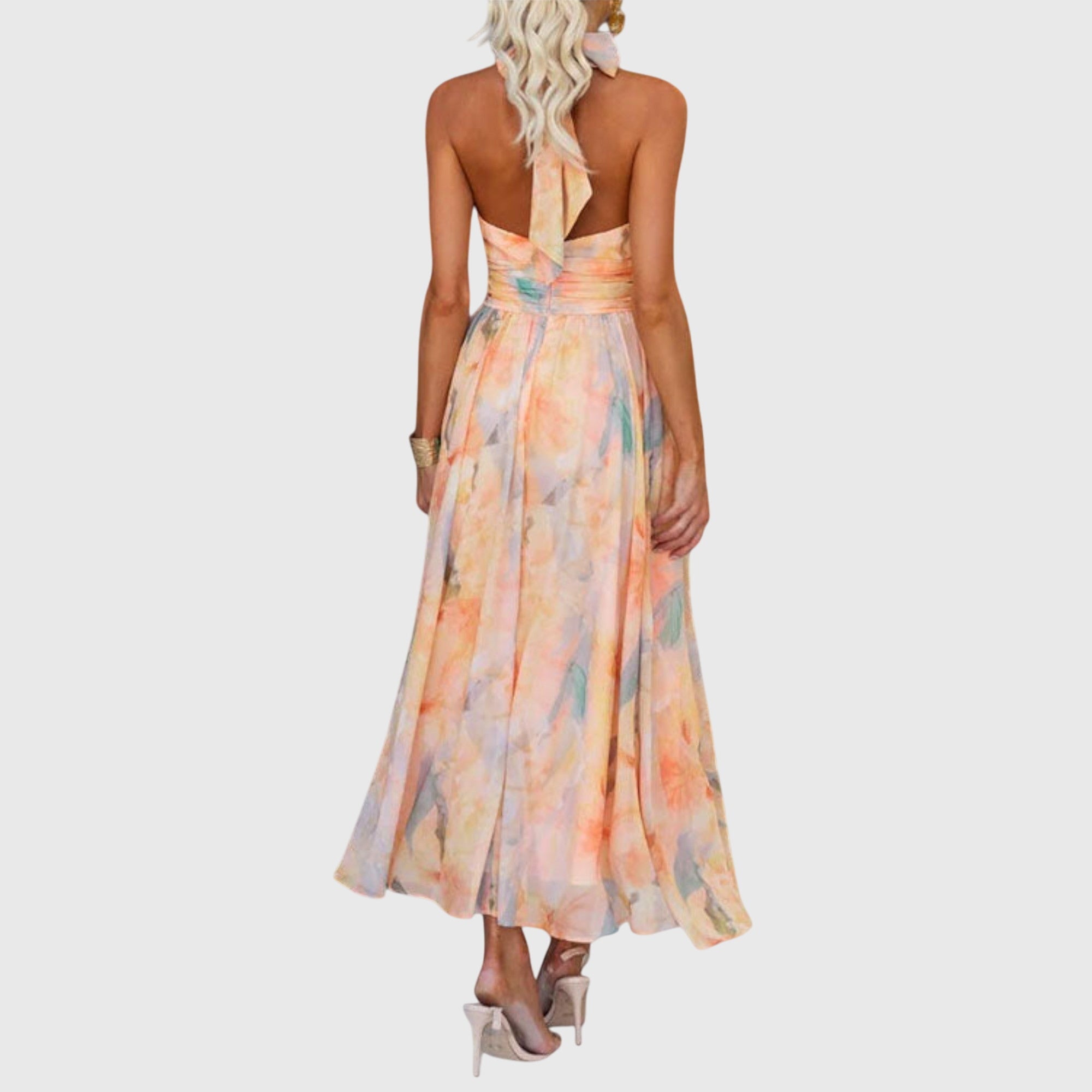 Talia | Halter Maxi Dress