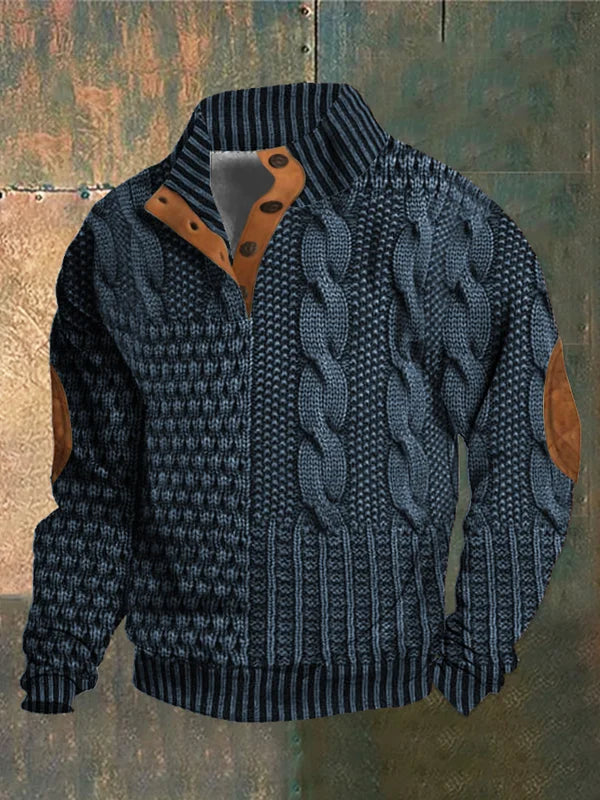 Talia | NOVA PATTERNED COZY KNIT SWEATER FOR MEN