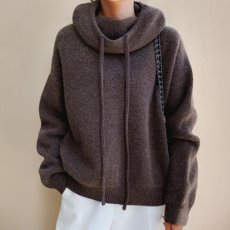 Talia | Soft Knit Hoodie with Winter Comfort
