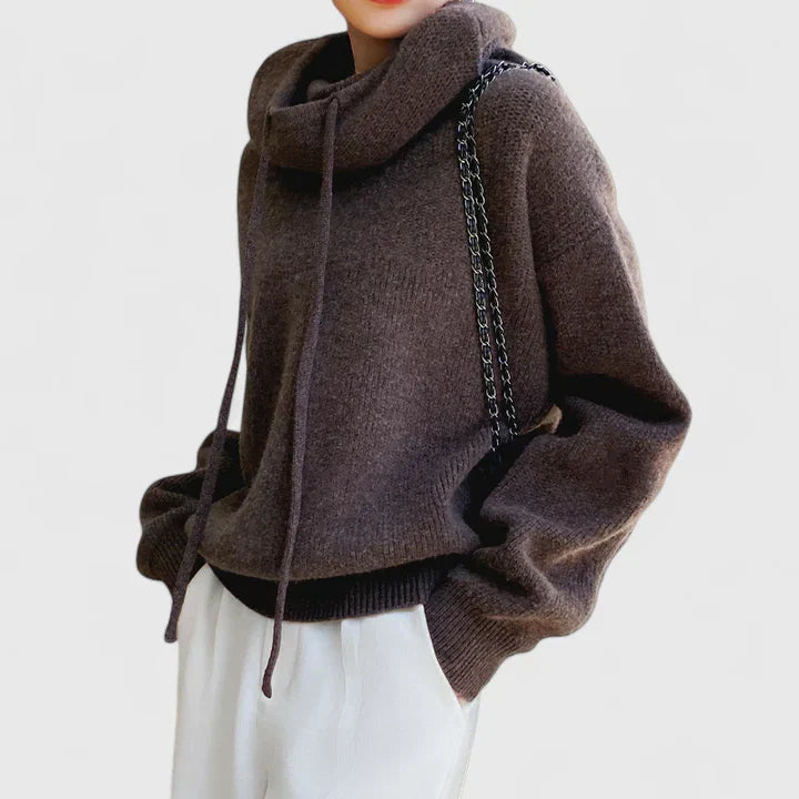 Talia | Cozy Knit Hoodie