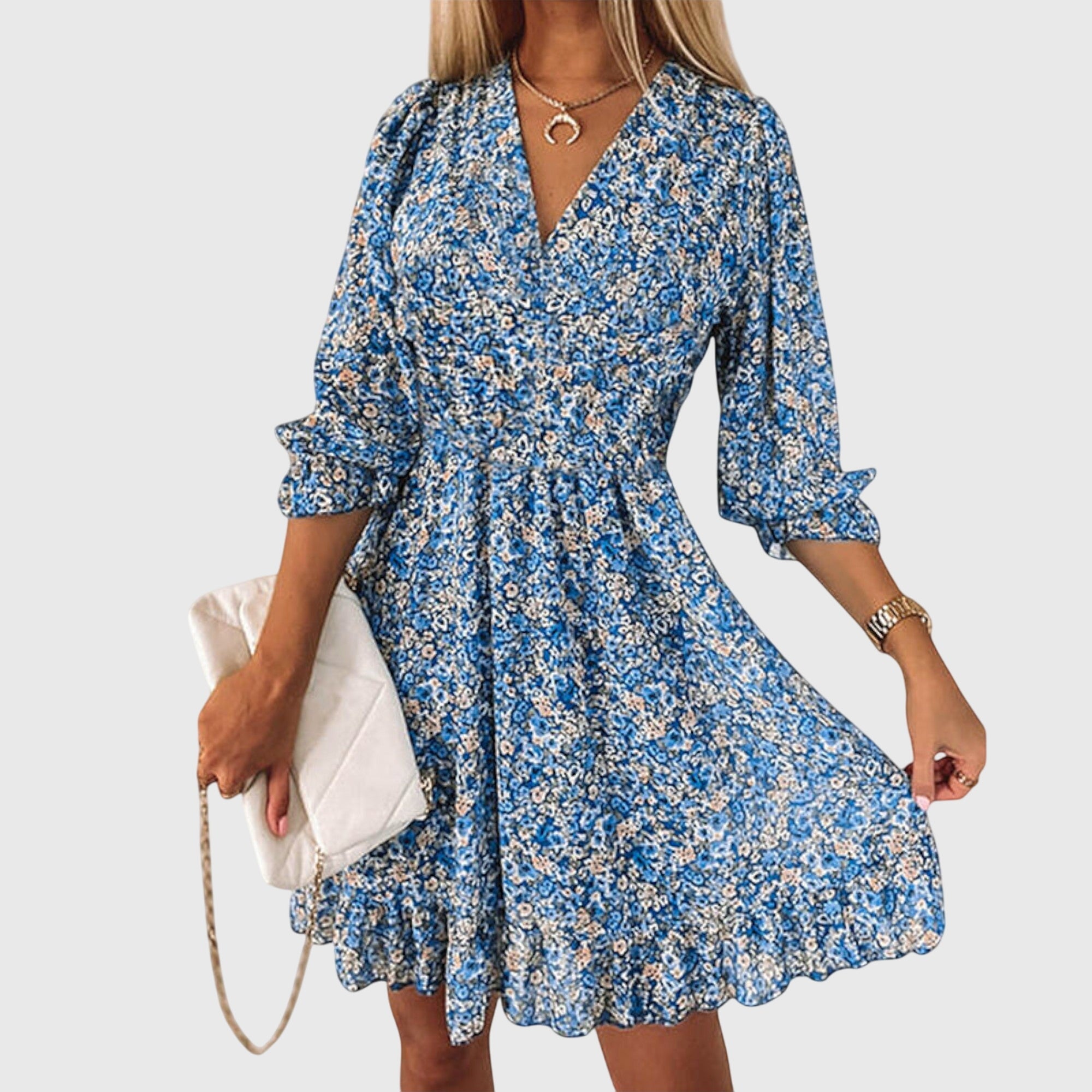 Talia | Floral Puff Sleeve Dress