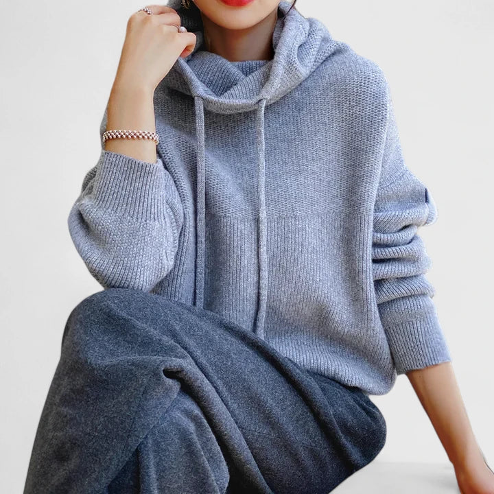 Talia | Cozy Knit Hoodie