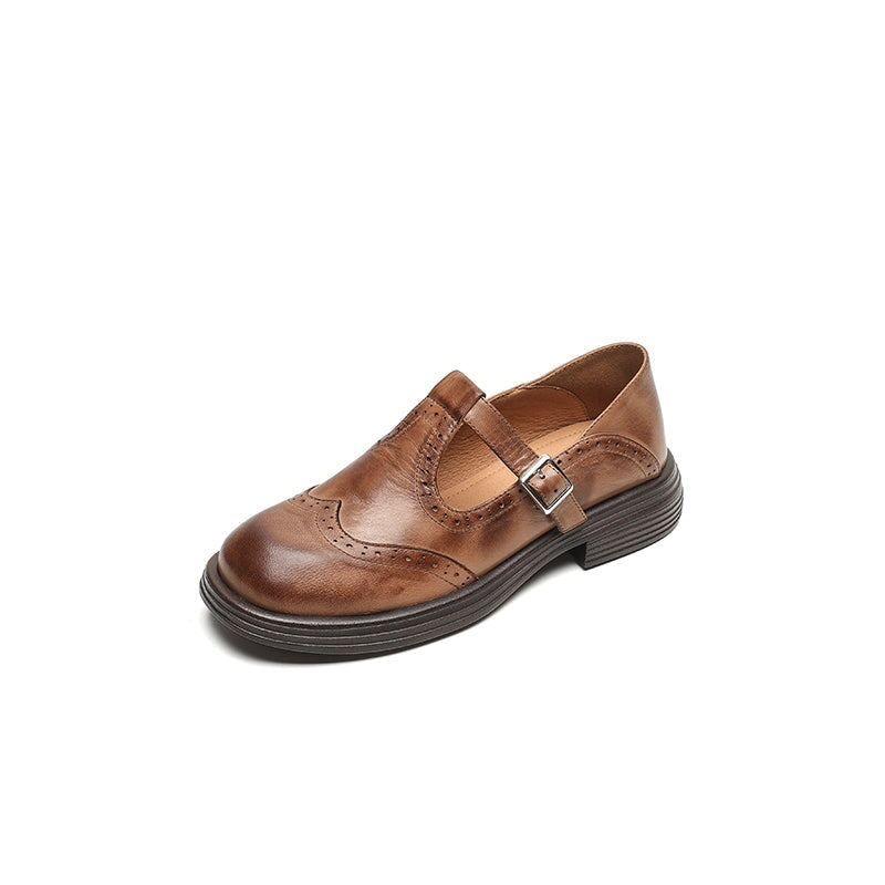 Talia | Risla Leather Mary Janes