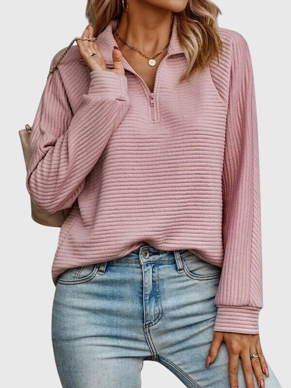 Talia | Elegant Sweater with Zipper