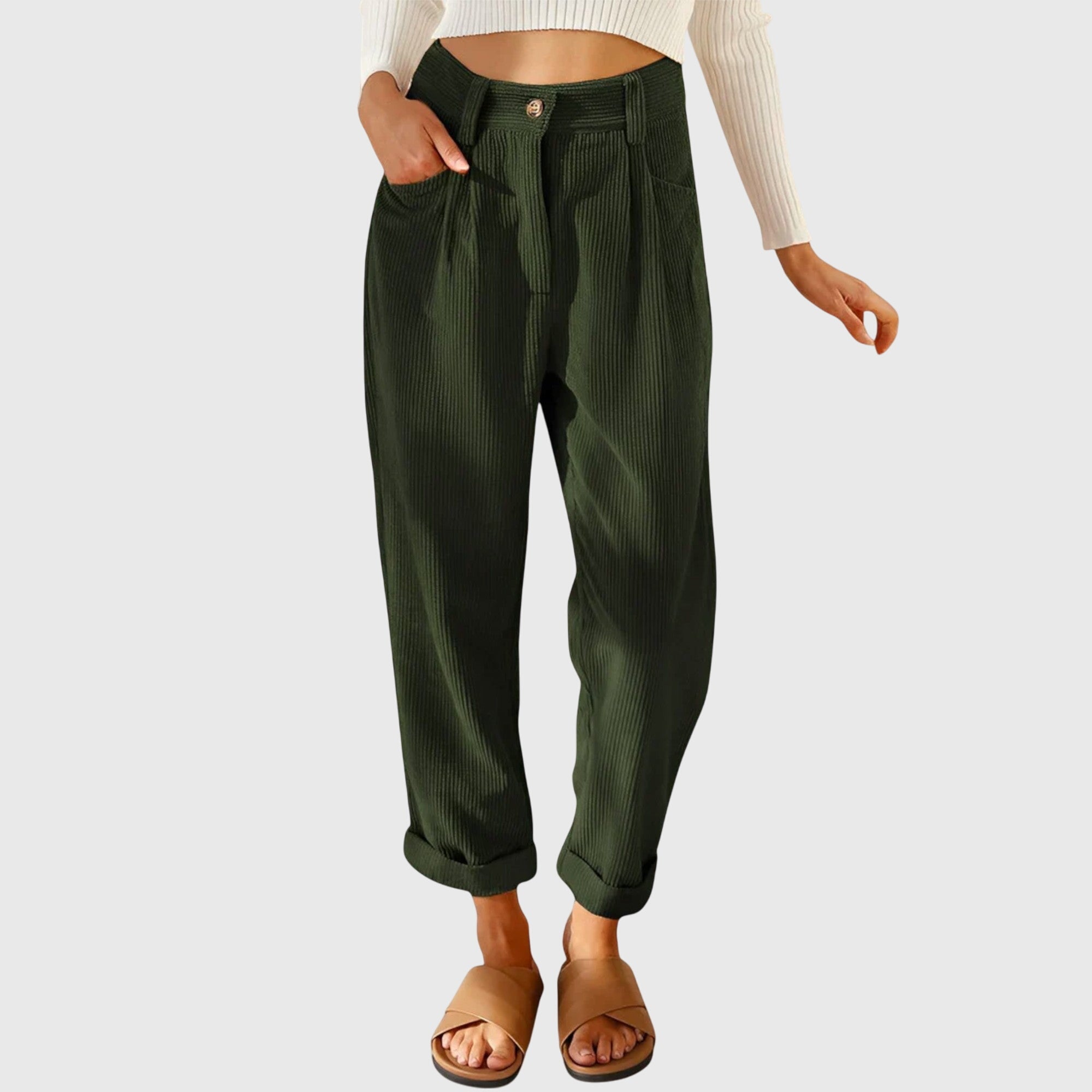 Talia | Modern Cord Pants