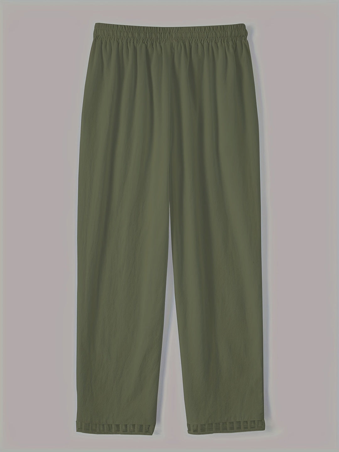 Talia | Relaxed Contrast Trim Cropped Pants