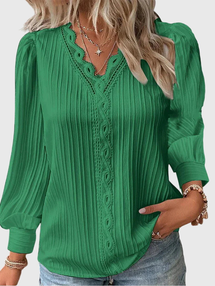 Talia | Elegant Pullover Blouse