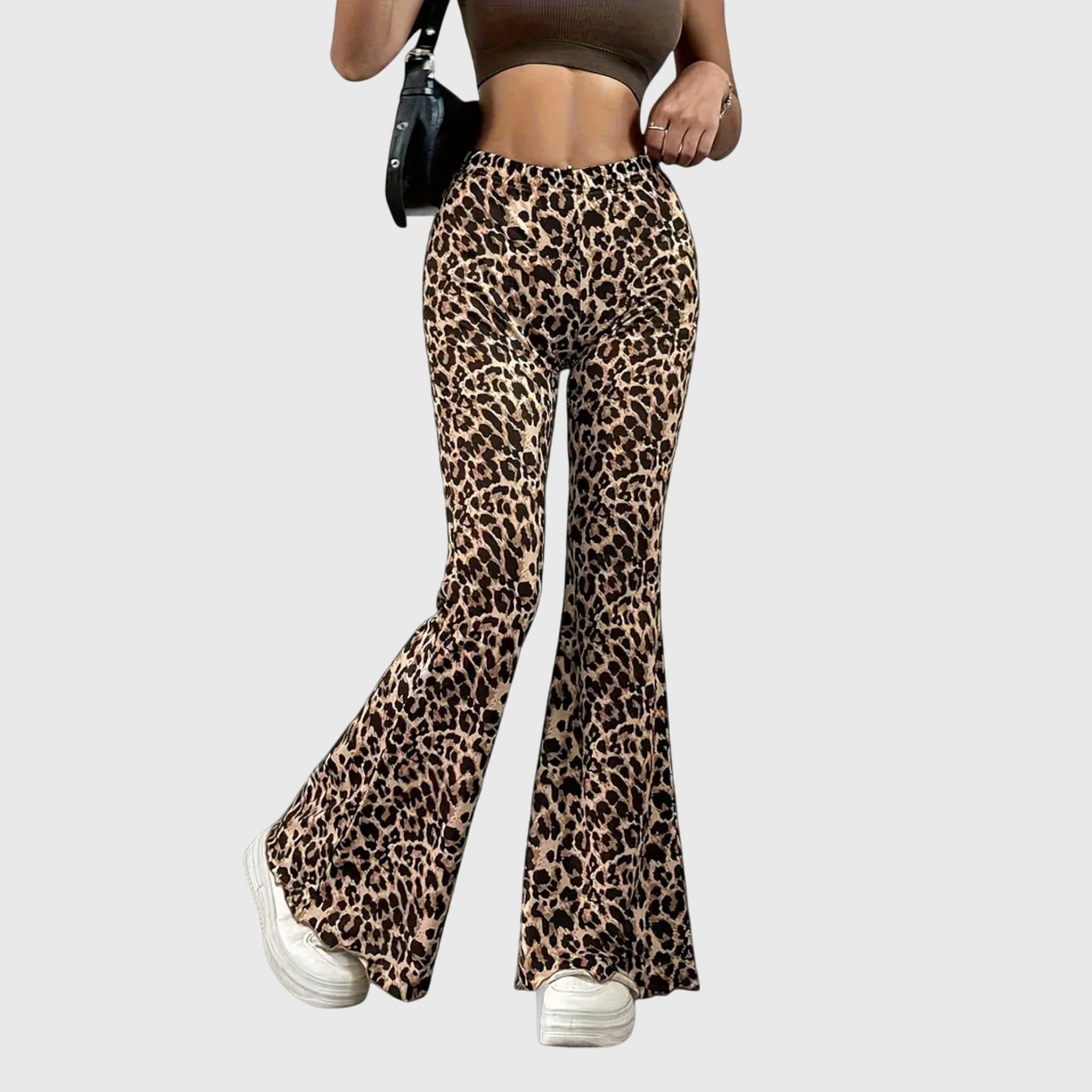 Talia | Leopard Bootcut Pants