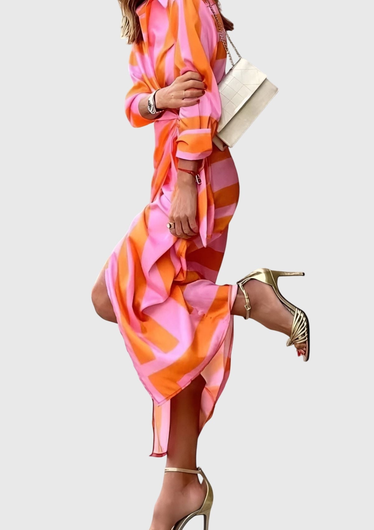 Talia | Elegant Wrap Dress with Print