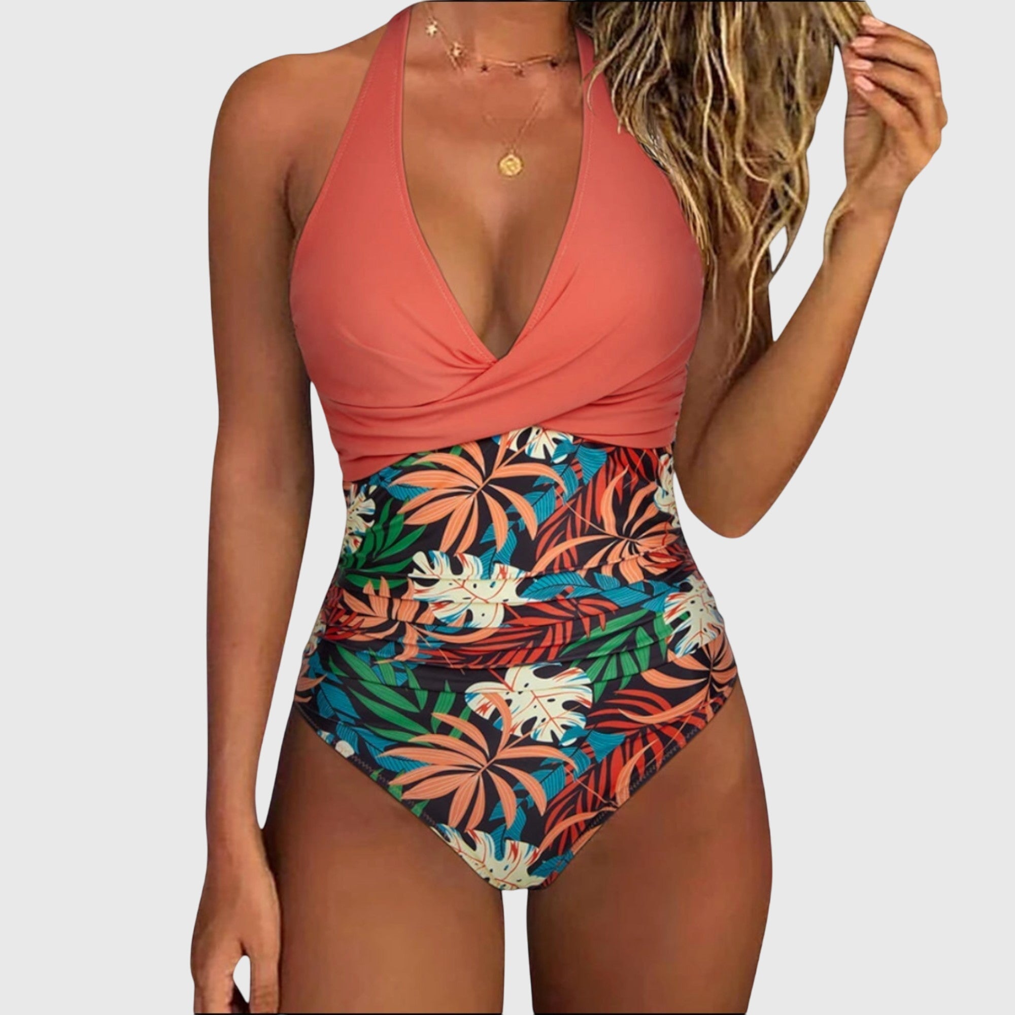Talia | Elegant Swimsuit with V-Neck