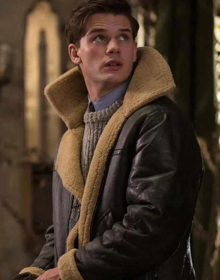 Talia | Classic Shearling Leather Jacket