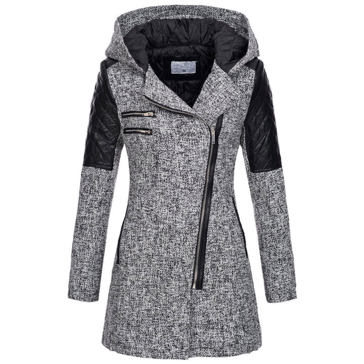 Talia | Stylish Slant-Zip Winter Jacket