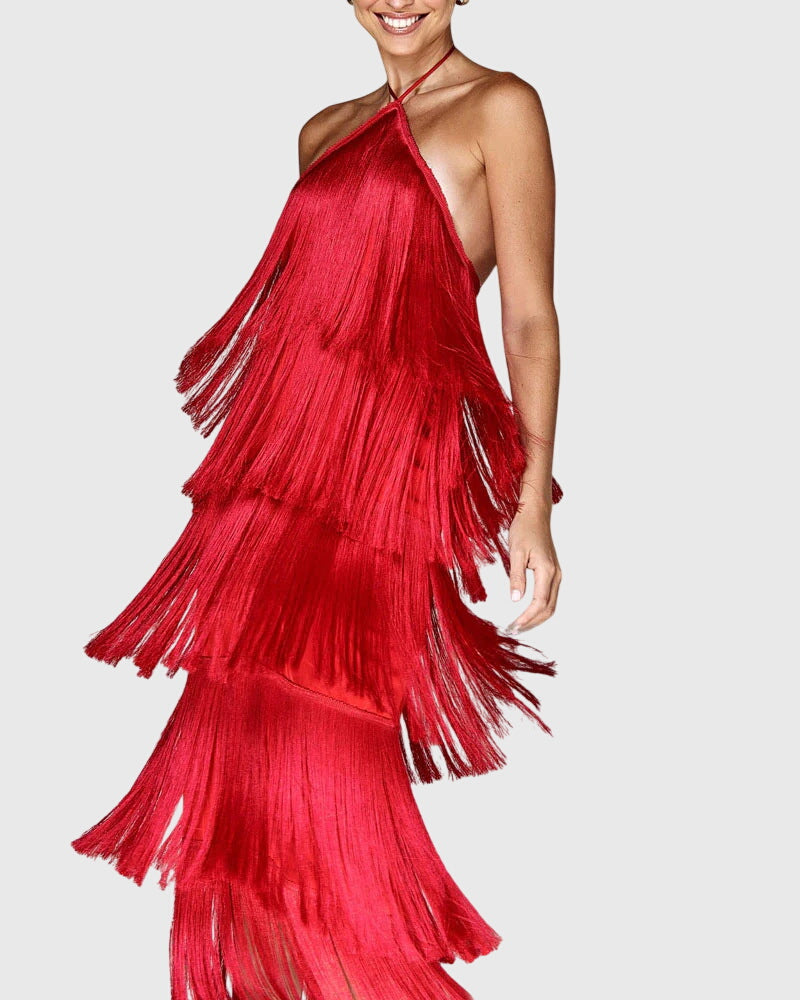 Talia | Tassel Dress