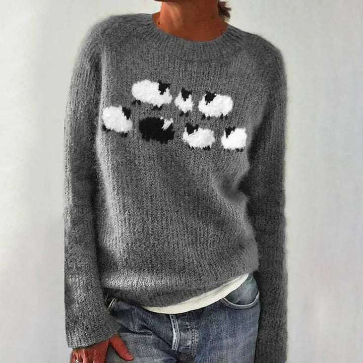 Talia | Comfortable Cute Sheep Sweater
