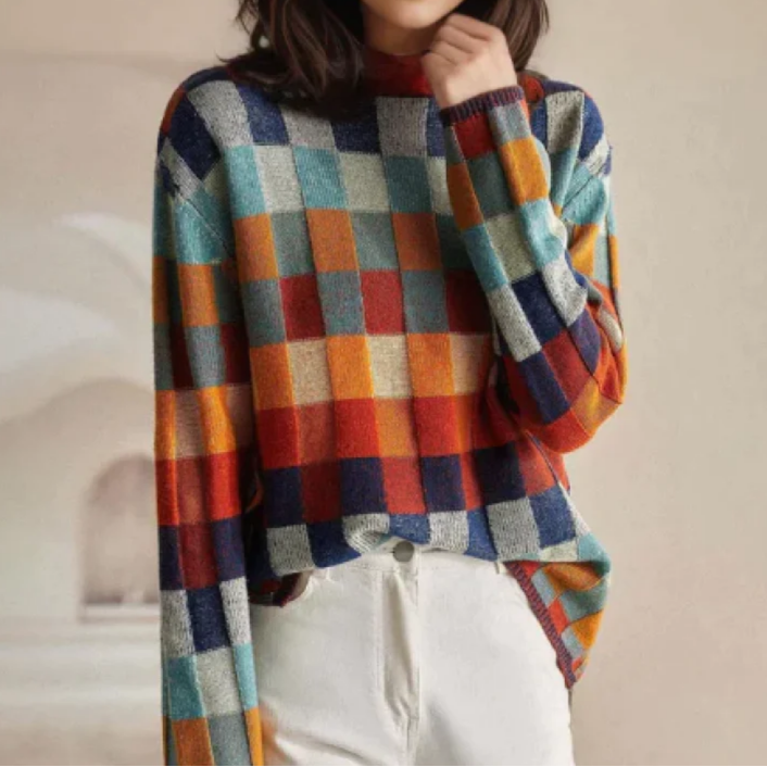 Talia | Cozy Retro Sweater