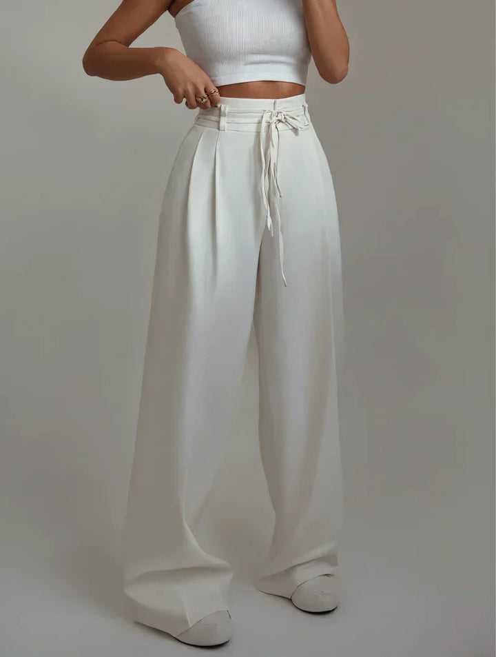 Talia | High-Waisted Trousers with Wide Legs