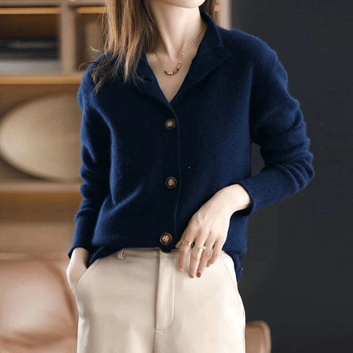Talia | Cashmere Knit Cardigan