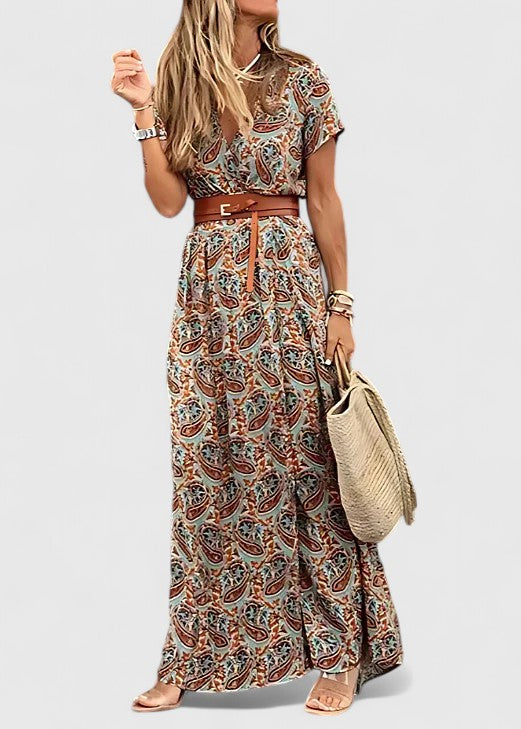 Talia | Stylish Boho Maxi Dress