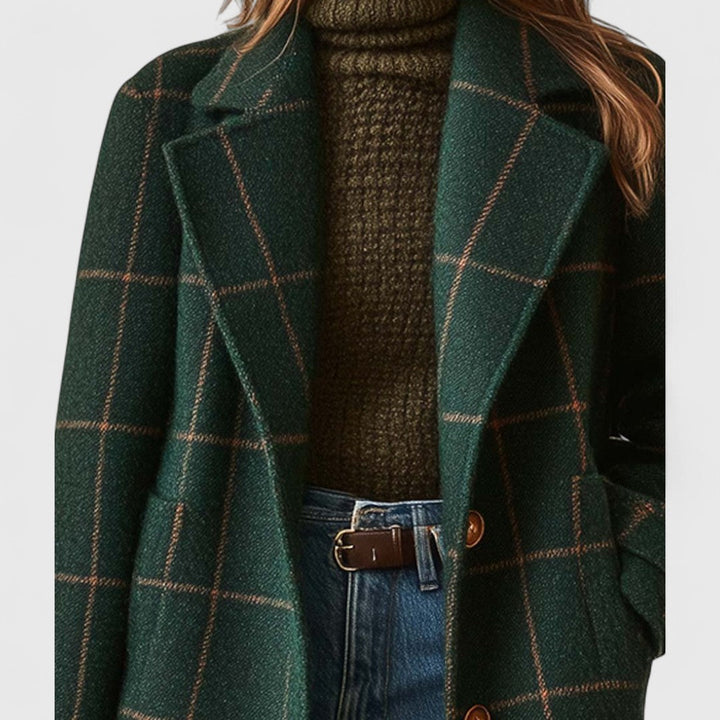 Talia | Modern Check Coat