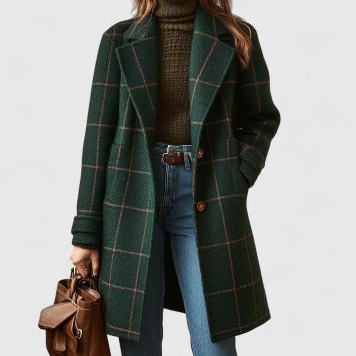 Talia | Classic Check Coat