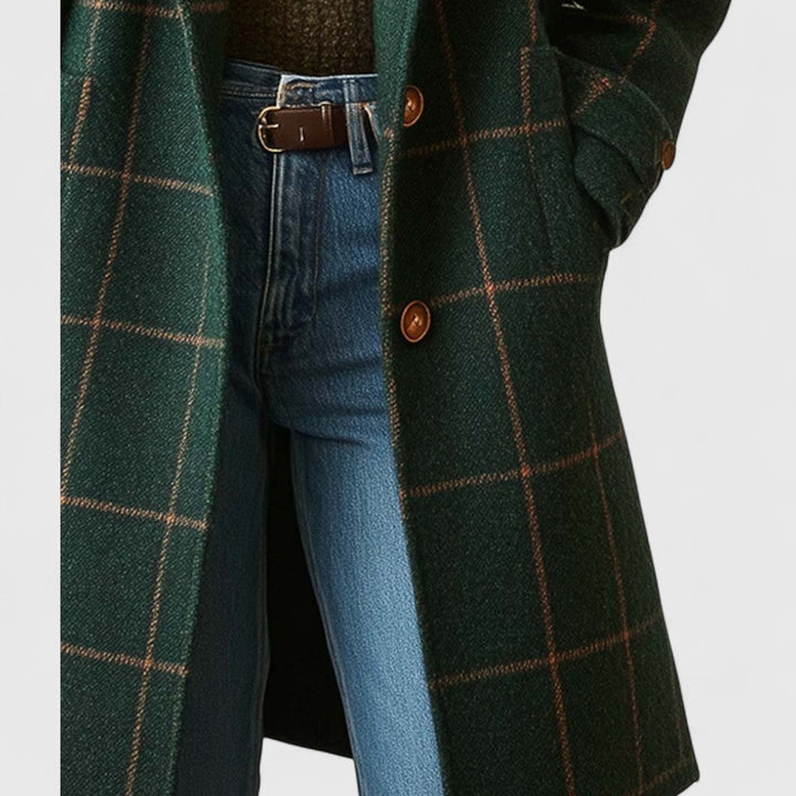 Talia | Modern Check Coat
