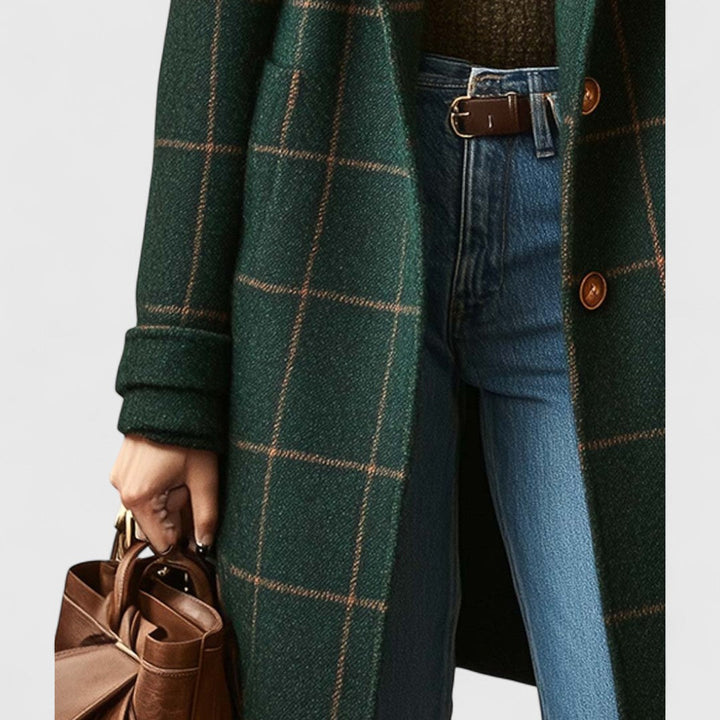 Talia | Modern Check Coat