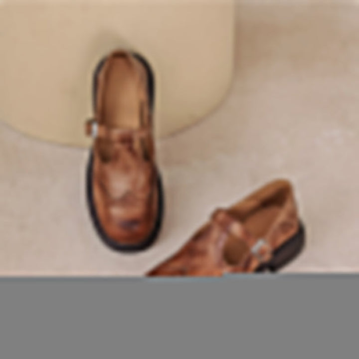 Talia | Risla Leather Mary Janes