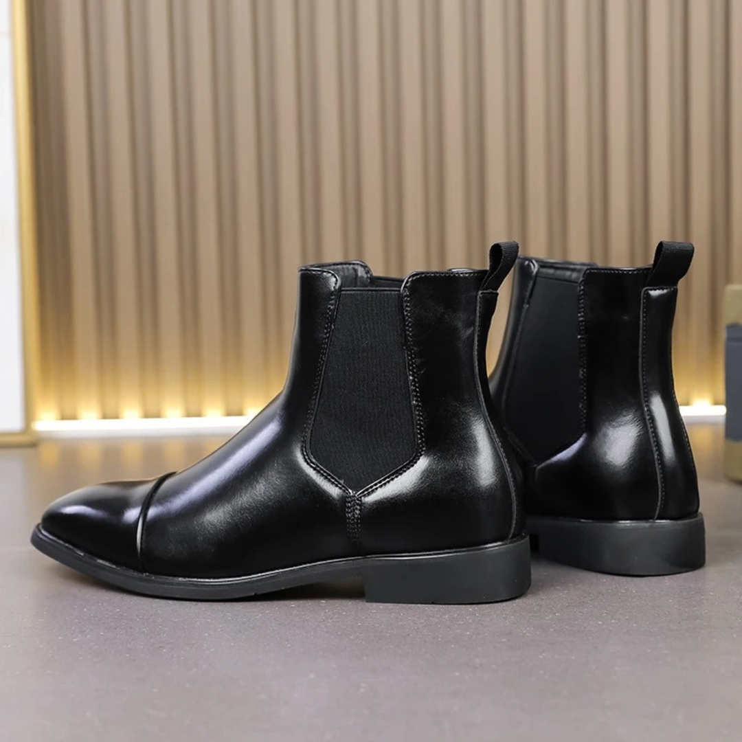 Talia | Giovanni Rossi Leather Chelsea Boots