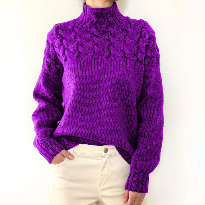 Talia | Warm Knitted Turtleneck