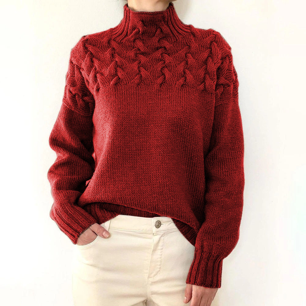 Talia | Warm Knitted Turtleneck