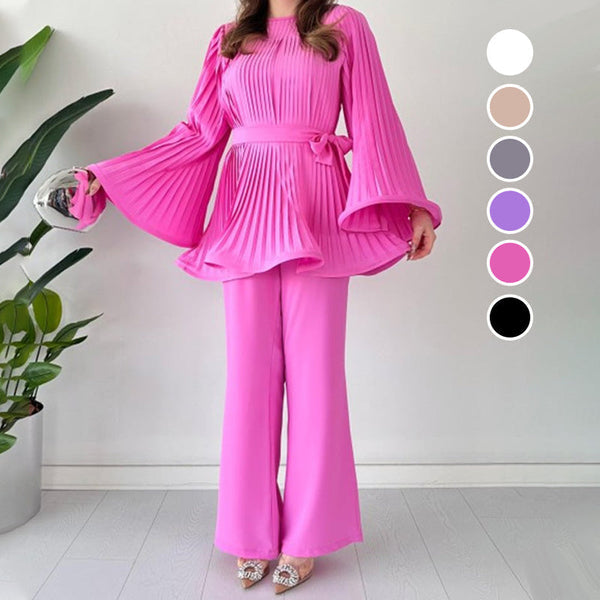 Talia | LUMINA PLEATED TWO-PIECE SET