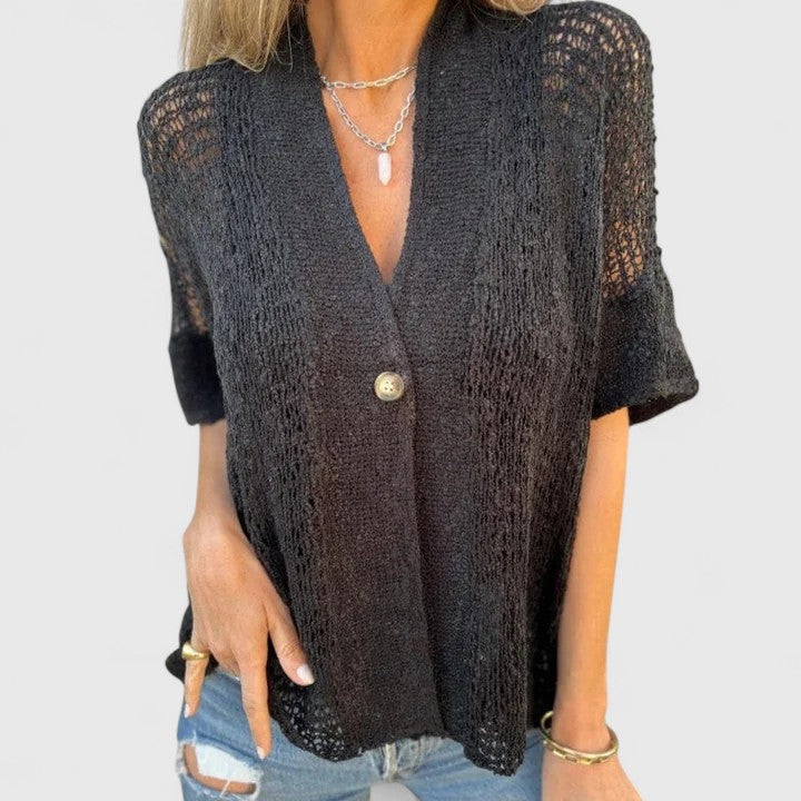 Talia | Elegant Knitted Shirt