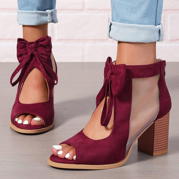 Talia | Lunette Bow Heels