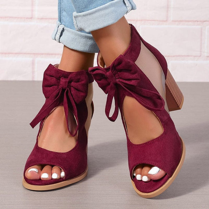 Talia | Lunette Bow Heels