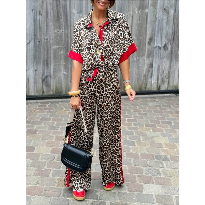 Talia | Luxury Leopard Outfit Set