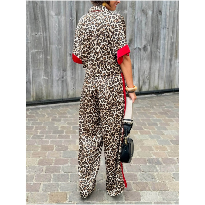 Talia | Luxury Leopard Outfit Set