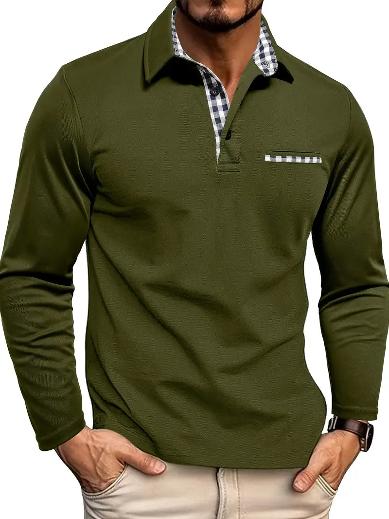 Talia | ISERENYA MEN’S LONG-SLEEVE POLO